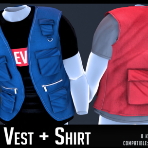 20200131 Manly Weekend Concealed Vest+Shirt AD SL